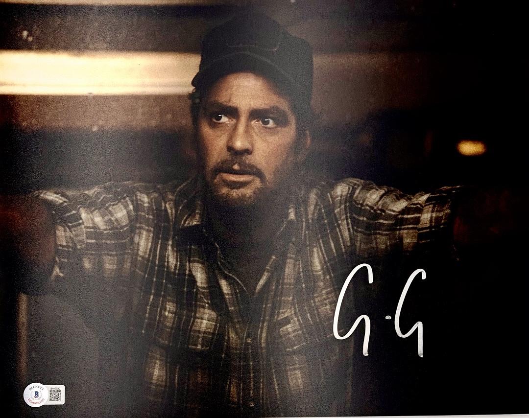 George Clooney Signed 11x14 Photo (The Perfect Storm) - Beckett COA